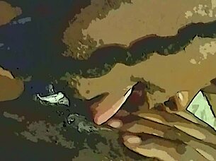 I love dildo and tongue tag team