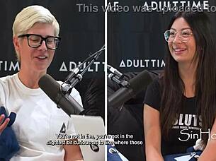 pornstar answers weird questions while testing vibrator settings