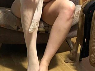 Sexy Legs In Nylons Amateur Foot Fetish