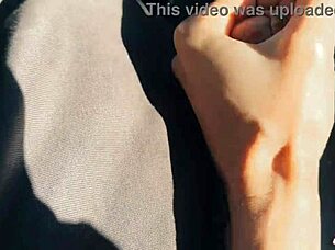 did stepsis jerk my cock while driving?