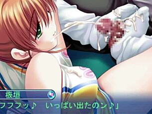 cute blond cheerleader itagaki in short movie with fetish elements