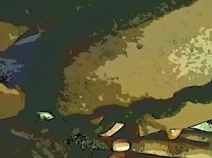 I love dildo and tongue tag team