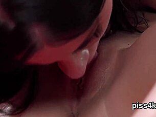 i squirted all over the lesbo teen again, oops