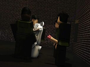 Horny Girl In Roblox Craves Big Monster Cock