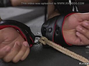 Ebony teen saving family with bdsm sex