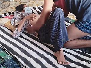 Hey, my desi neighbor loves taking my hard cock deep in her tight black pussy for wild roleplay.