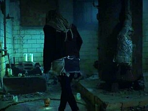 House of madness Halloween trailer with bound submissive slut fantasy 😈🎃