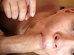 she rebels during an intense deep throat session with ball licking and maledom vibes