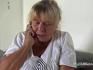 So this mature nanny is all about pleasuring the teen with some blonde bbw granny action in a casual lesbian vibe.