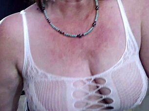 Old Lady 886 Emotionally Cums In Panties For Rj.