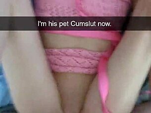 Is my cheating girlfriend a cumslut on Snapchat?