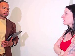 i'm a tattooed slut riding that big black cock hard on the sofa until creampie explosion