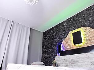 My body trembles with desire showing off my big tits and curvy ass on webcam.