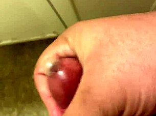 Watch me masturbating with a condom on my cock