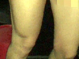 Wet handjob through glory hole, milking cum from the source