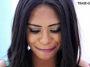 Ebony model's first sex story