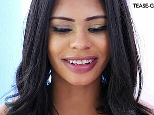 Ebony model's first sex story