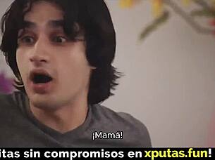 Watch two guys fuck this hot blonde sub?