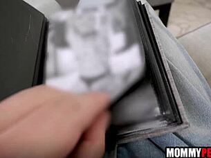 Stepson DISCOVERS Stepmom's NUDE Pics And Wants Blowjob