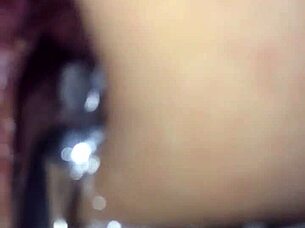 Shemale boldly uses speculum on my ass for intense anal play