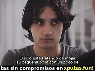 Watch two guys fuck this hot blonde sub?