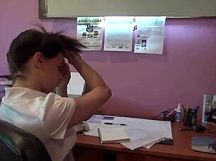 why don't you eat my pussy properly, lazy employee?