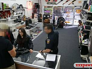 Couple bitches try to steal and punished by pawn keeper