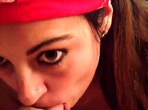 I, uh, watched this red milf give super cocksucking