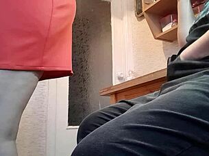 Masturbating with clothes on!