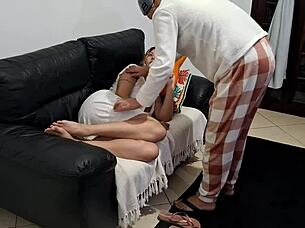 Stepfather sleepwalks into stepdaughter's bed?