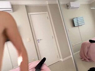 argentina with big ass tastes her stepbrother's cum 😋