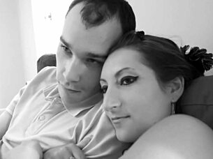 slowly sensual french babe with natural tits takes big cock interracial