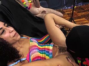 Intense Carnival Lesson With Nicoly Mattos Deepthroat Blowjob And Cum In Mouth