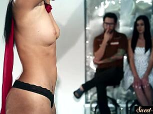 Hey there, check out this ebony teen 18+ getting intense action after a whipping session in a full storyline movie