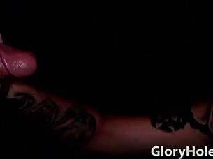 Gloryhole blowjob and cumshot compilation
