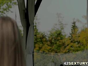 Why does bubble butt Tiffany Tatum fuck outdoors by the lake?