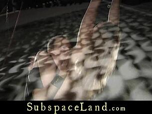 Whip that petite slave into silent submission with BDSM vibrator fuck!