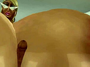 Giant-Titted Resort Owner Bang in Game