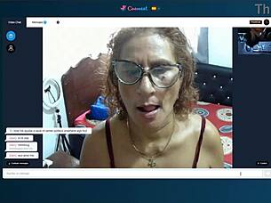 Mature woman with large breasts