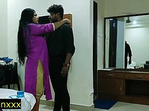 indian housewife engages in hot romantic sex with clear hindi dirty talk audio