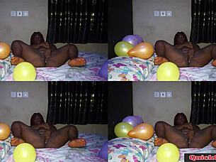 studio engineer ends up having fun with his student in the studio after the lecture. watch the doggy style go wrong in a massive way