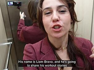 Hey, catch this comic parody where the athletic reporter sweats through intense workout interviews 😂