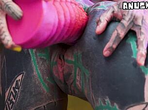 بنات بديل يتجننن مع ألعاب ولعب طيز!