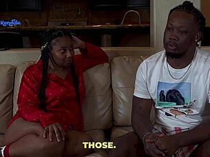 Why Be Lonely On Christmas When You Can Pound A Wet Ebony Babe Doggy Style?