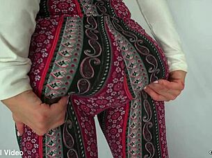 Anabelle Pync's Sensual Kitty Panty Teasing in High Definition Part I