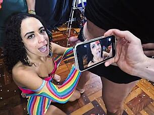 Intense Carnival Lesson With Nicoly Mattos Deepthroat Blowjob And Cum In Mouth