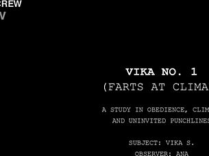 Intense Vika No 1 Farts Explosively at Climax in Fetish Trailer