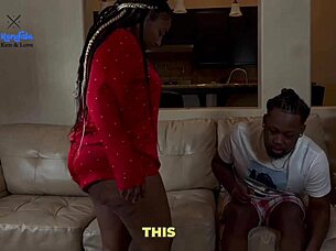 Why Be Lonely On Christmas When You Can Pound A Wet Ebony Babe Doggy Style?