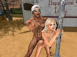 Ready for some wild action on the busy street tonight?