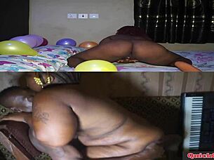 studio engineer ends up having fun with his student in the studio after the lecture. watch the doggy style go wrong in a massive way